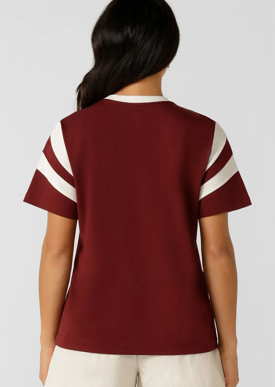 Lorna Jane LJ Track T-Shirt Merlot Best