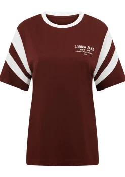 Lorna Jane LJ Track T-Shirt Merlot Best