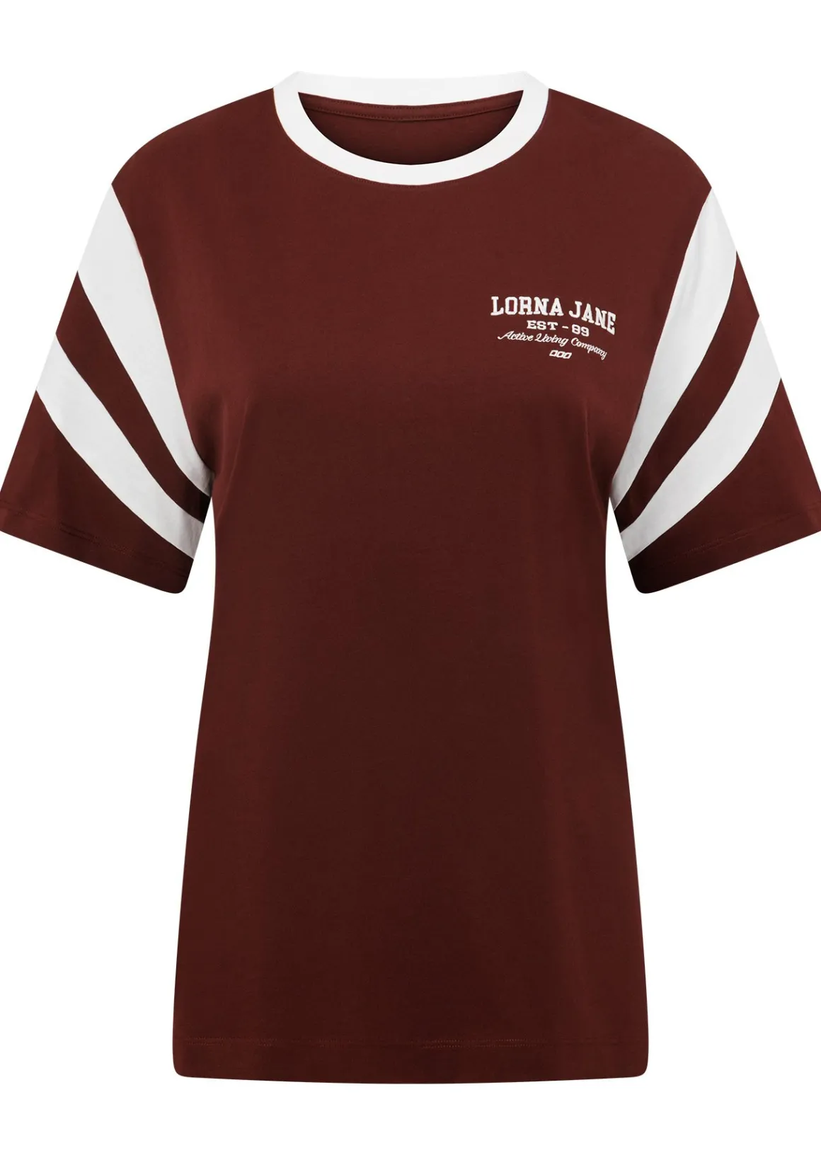 Lorna Jane LJ Track T-Shirt Merlot Best