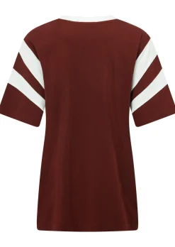 Lorna Jane LJ Track T-Shirt Merlot Best