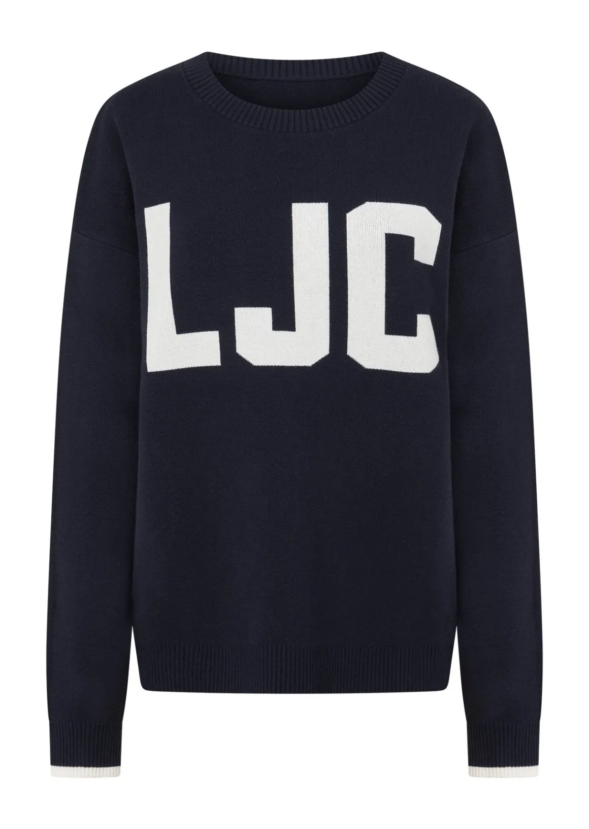 Lorna Jane LJC Classic Knit Jumper Navy Clearance