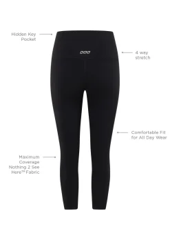 Lorna Jane Lotus 7/8 Leggings Black Discount