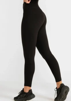 Lorna Jane Lotus Classic Ankle Biter Leggings Black Sale