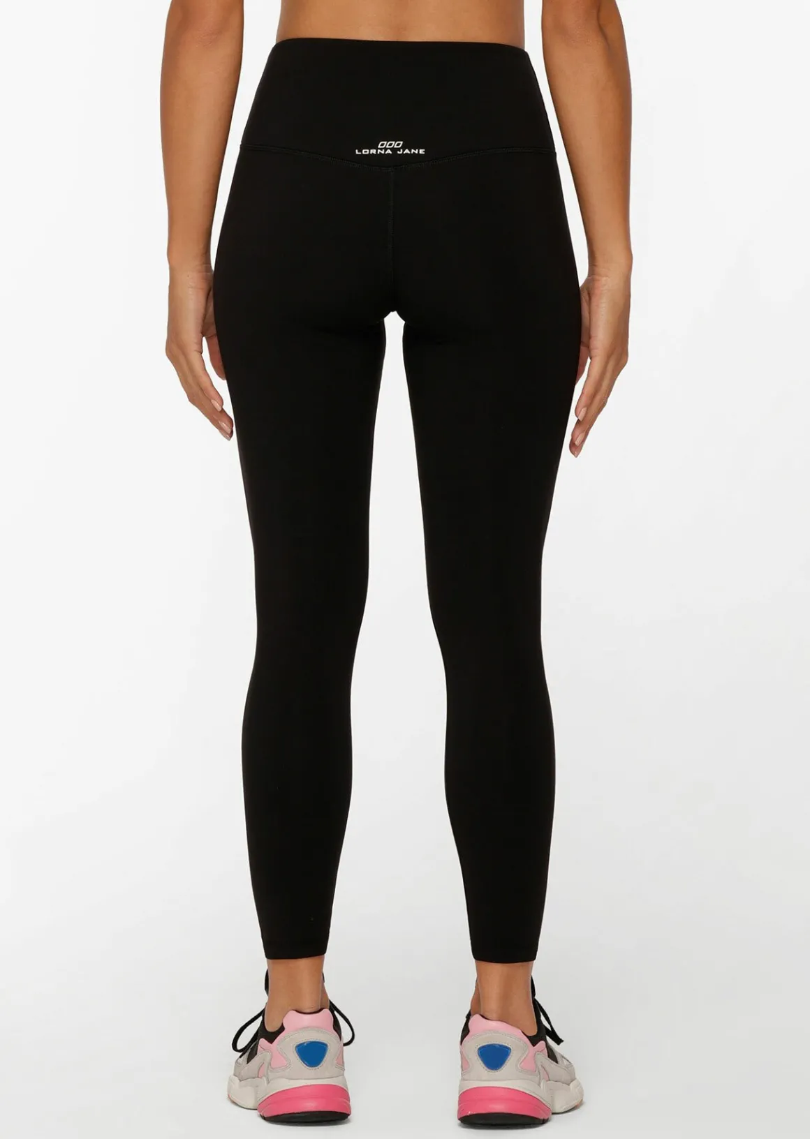 Lorna Jane Lotus Classic Ankle Biter Leggings Black Sale