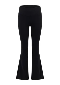 Lorna Jane Lotus Flared Full Length Leggings Black Sale