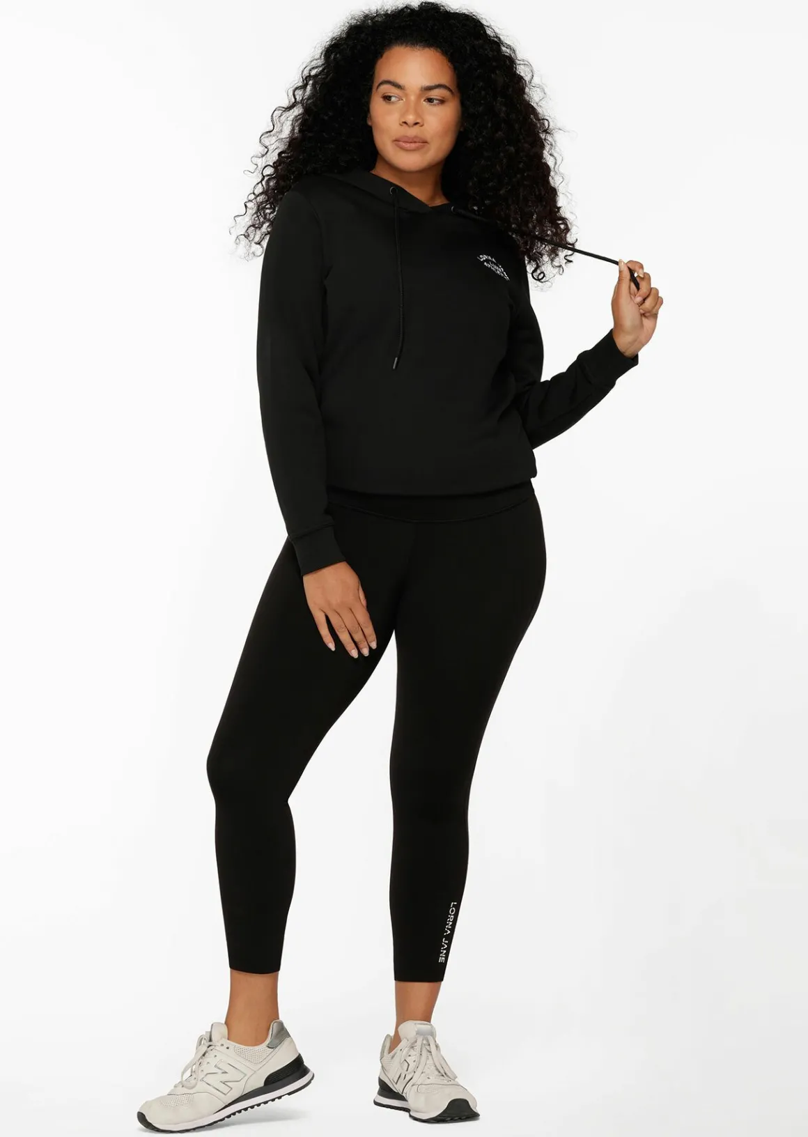Lorna Jane Lotus Hoodie Black Sale