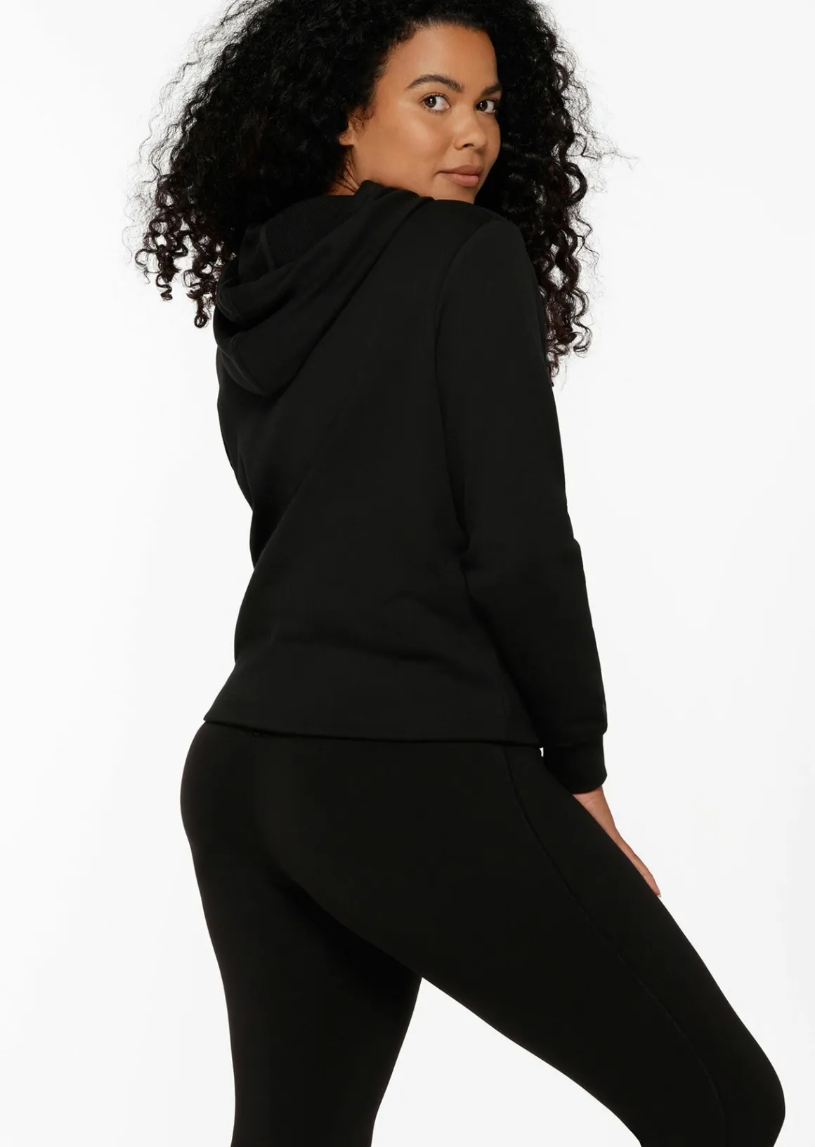Lorna Jane Lotus Hoodie Black Sale