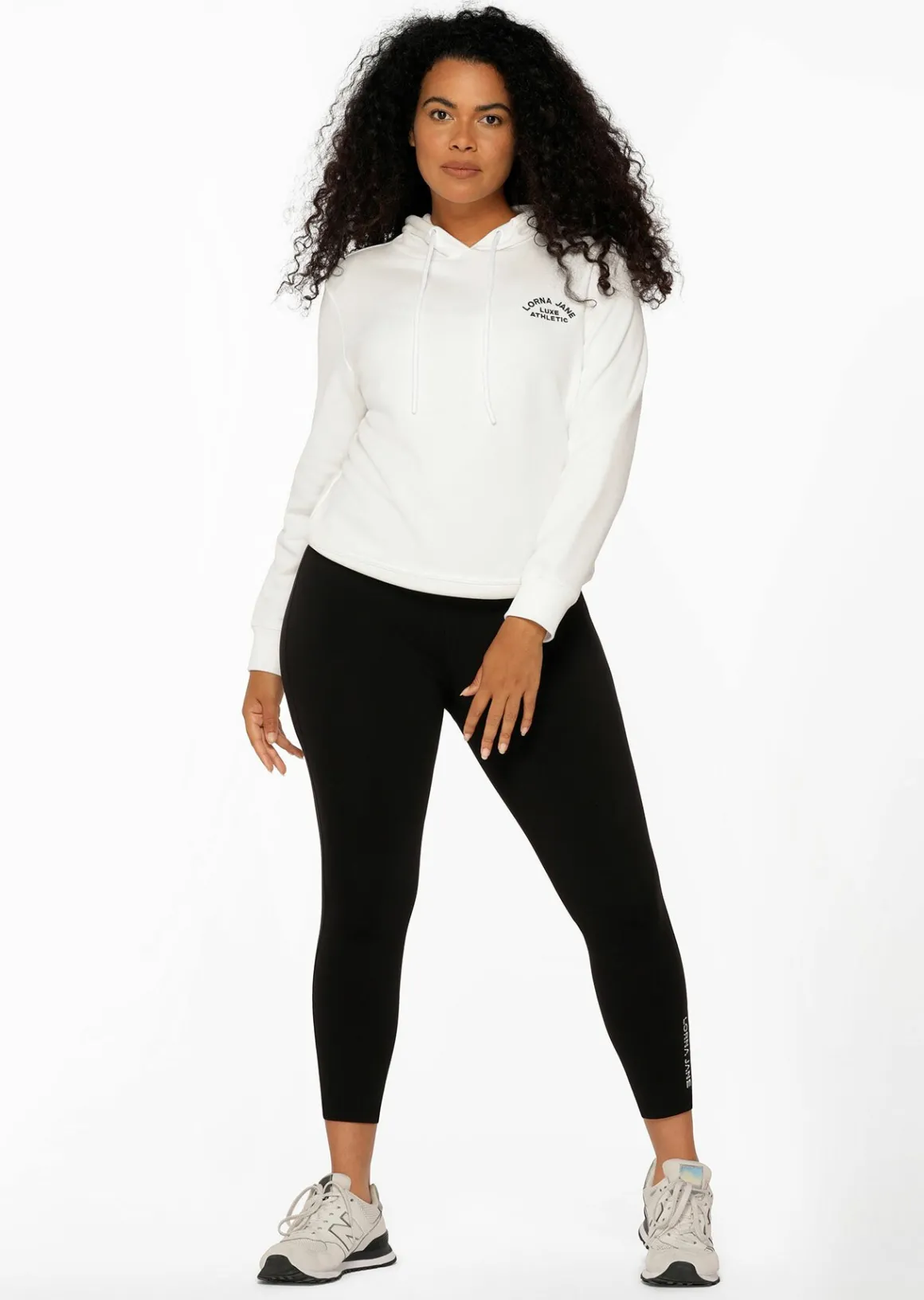 Lorna Jane Lotus Hoodie Porcelain Clearance
