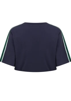 Lorna Jane Lotus Limited Edition Cropped Tee AshBlue Sale