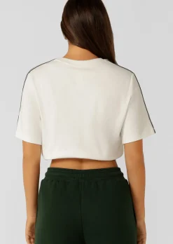 Lorna Jane Lotus Limited Edition Cropped Tee Porcelain Outlet