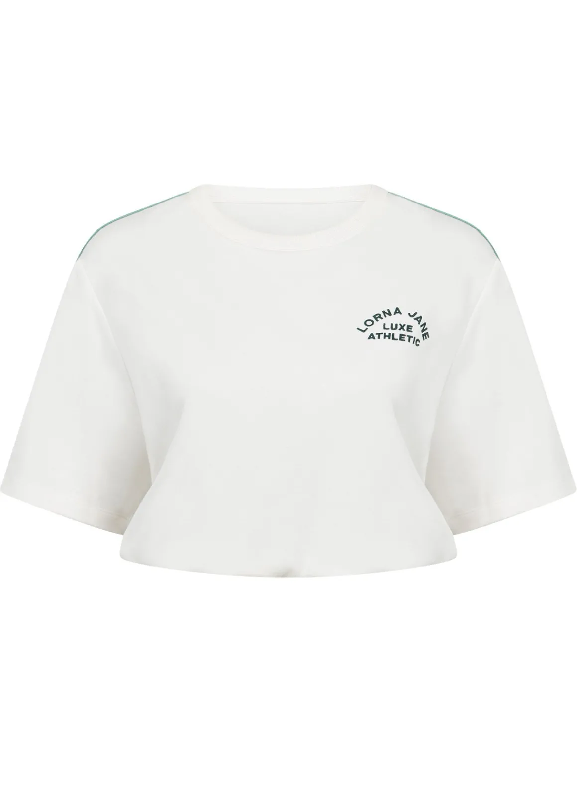 Lorna Jane Lotus Limited Edition Cropped Tee Porcelain Outlet