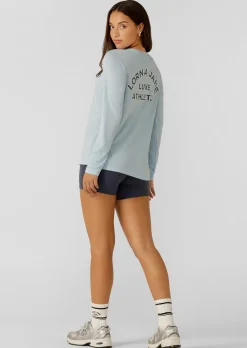 Lorna Jane Lotus Limited Edition Long Sleeve Top ToulouseBlue Sale