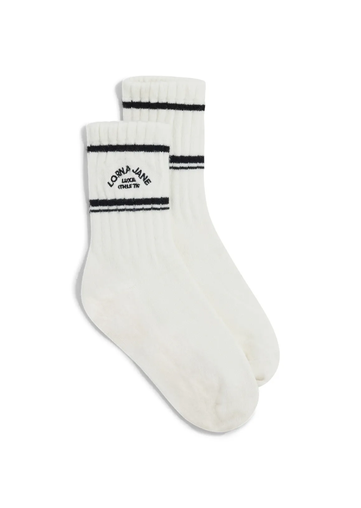 Lorna Jane Lotus Limited Edition Quarter Crew Sock Porcelain Discount