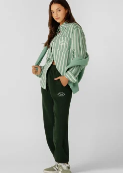 Lorna Jane Lotus Limited Edition Track Pant DarkGreen Discount
