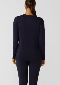 Lorna Jane Lotus Long Sleeve Top MidnightBlue Online