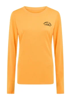 Lorna Jane Lotus Long Sleeve Top MangoSorbet Hot