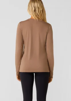 Lorna Jane Lotus Long Sleeve Top Cedar Sale
