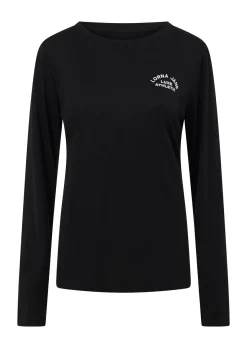Lorna Jane Lotus Long Sleeve Top Black New