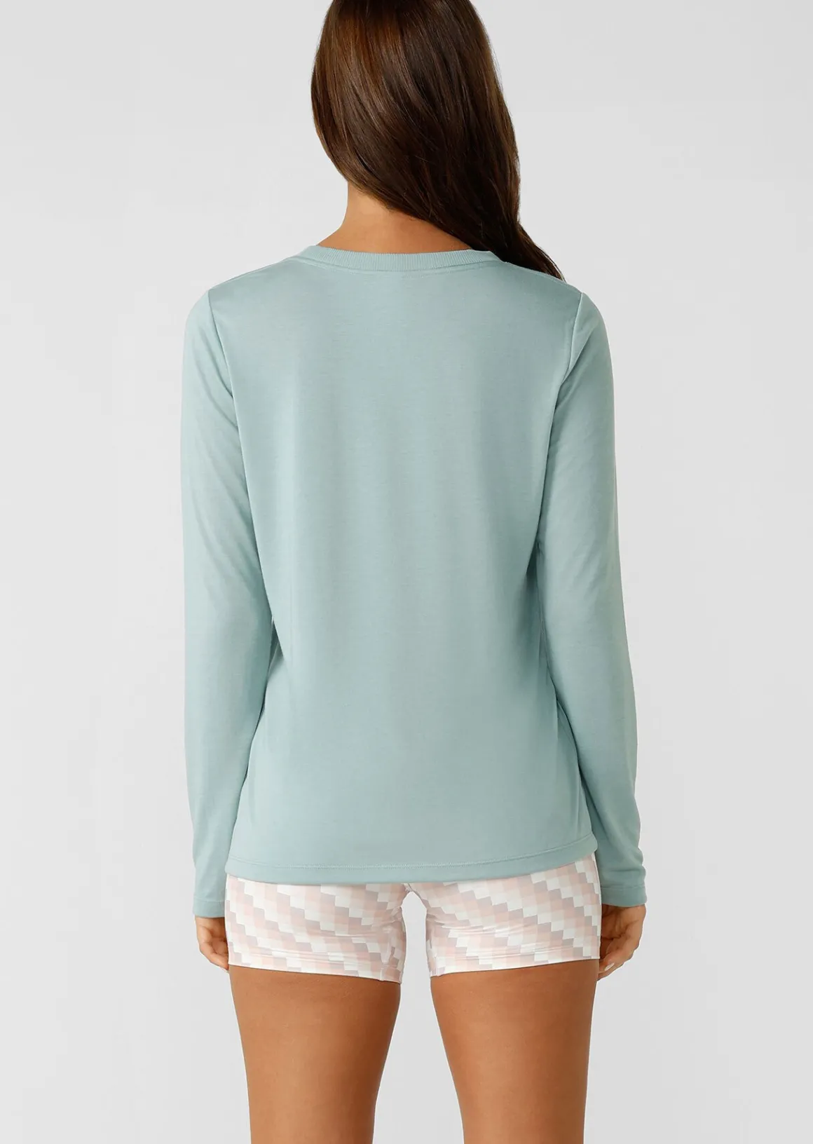 Lorna Jane Lotus Long Sleeve Top SeaMist Online