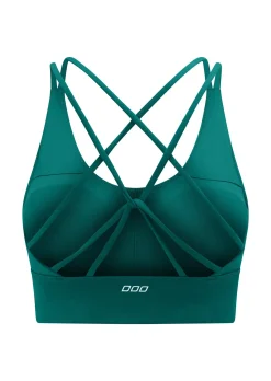 Lorna Jane Lotus Longline Sports Bra DarkTeal Discount