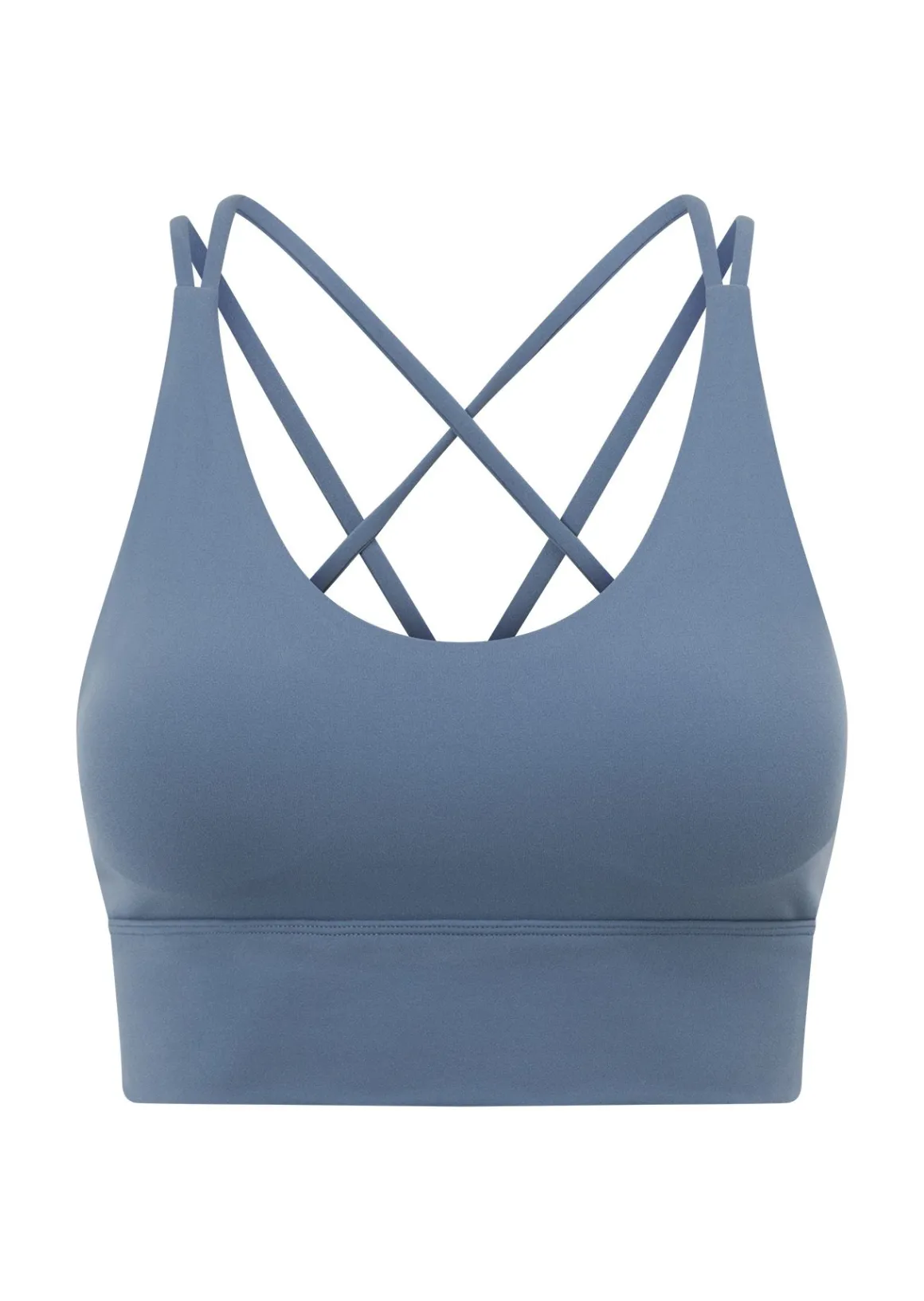 Lorna Jane Lotus Longline Sports Bra MoonlightBlue Clearance