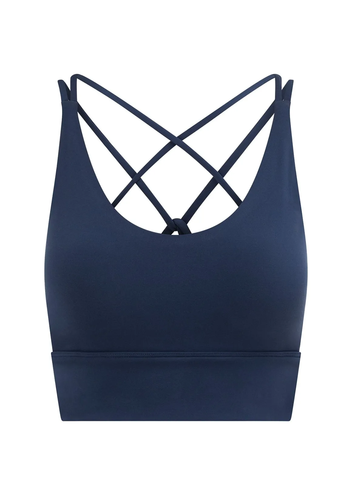 Lorna Jane Lotus Longline Sports Bra NightTimeBlue Sale