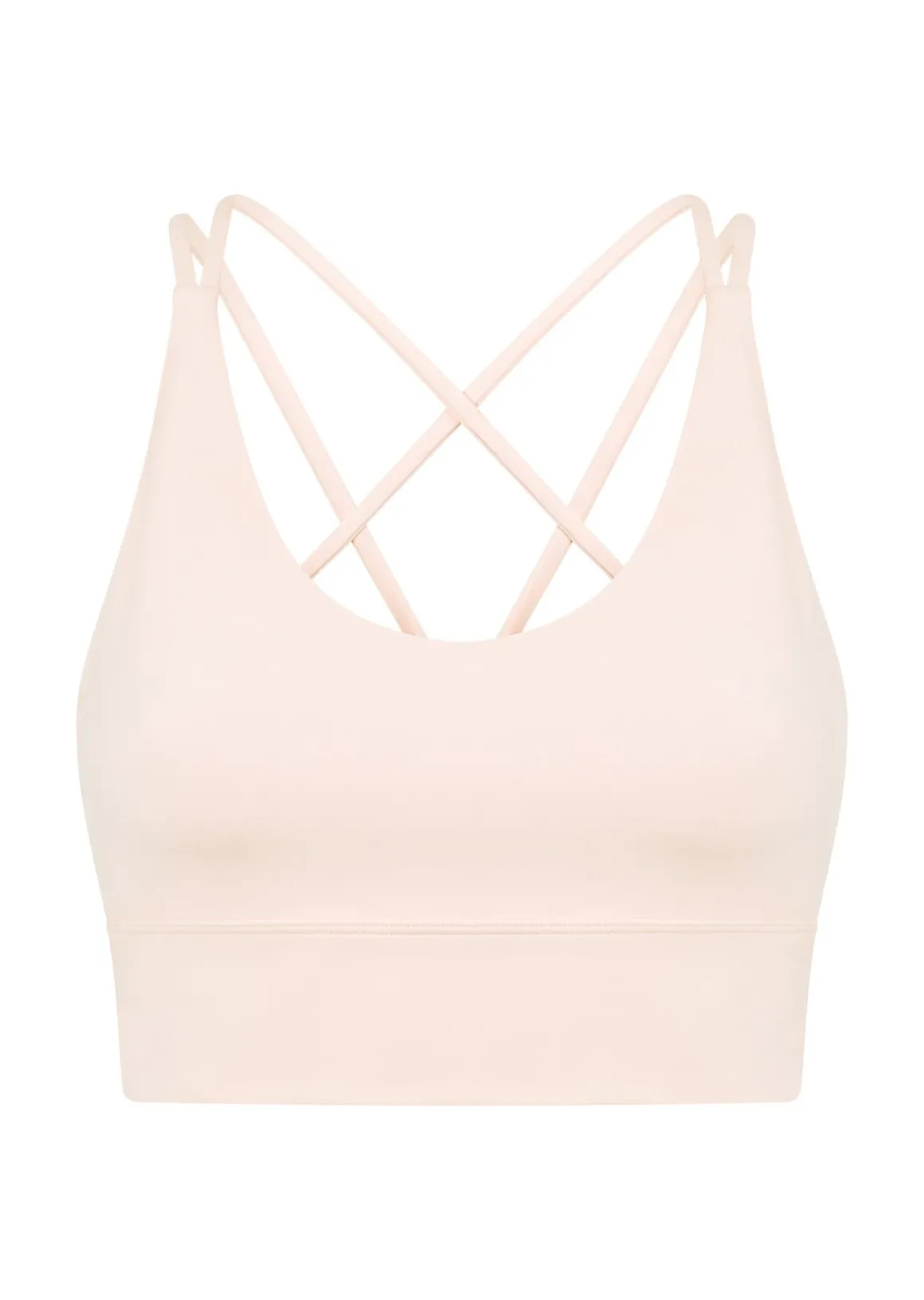 Lorna Jane Lotus Longline Sports Bra Petal Sale