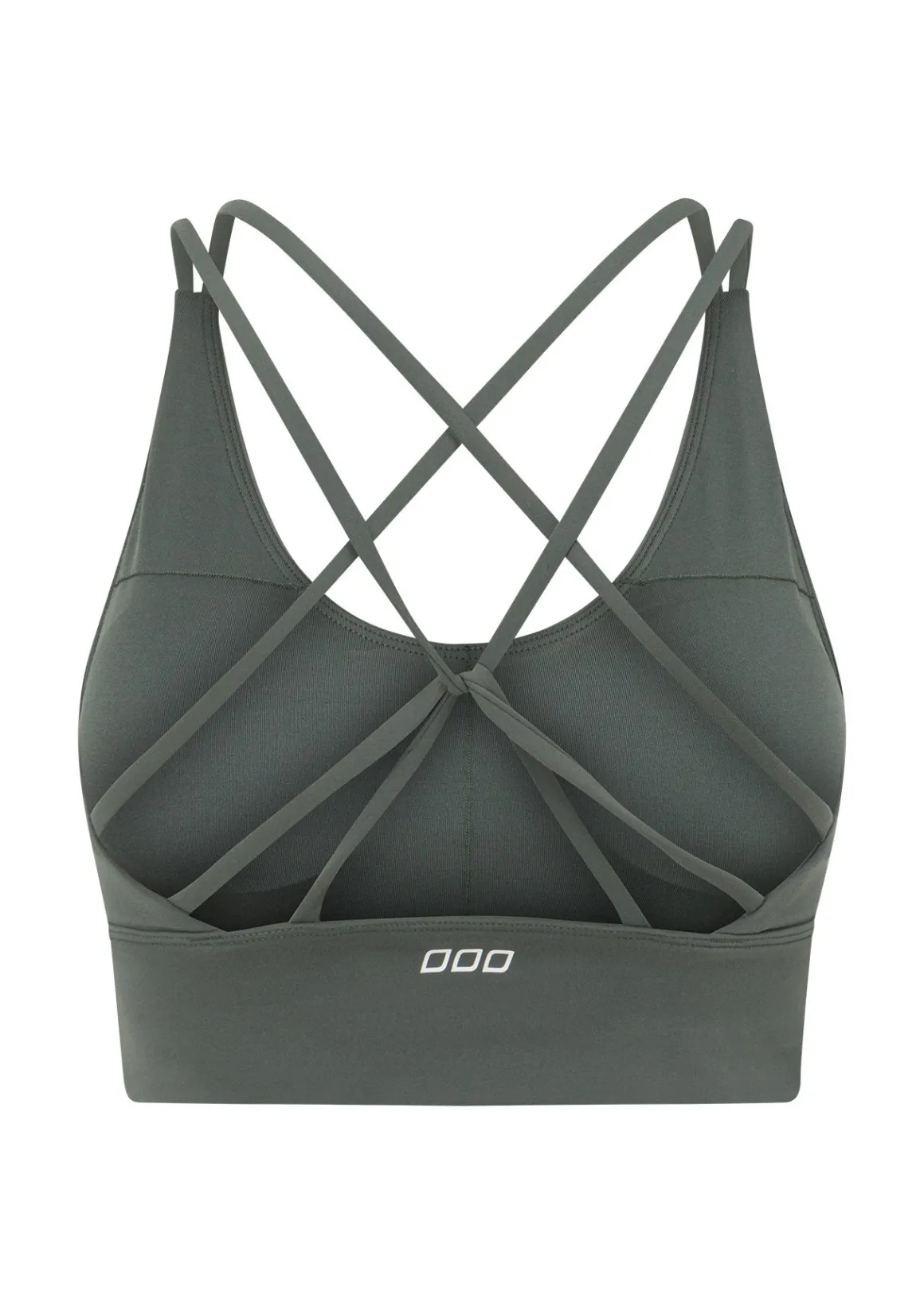 Lorna Jane Lotus Longline Sports Bra AgaveGreen Hot