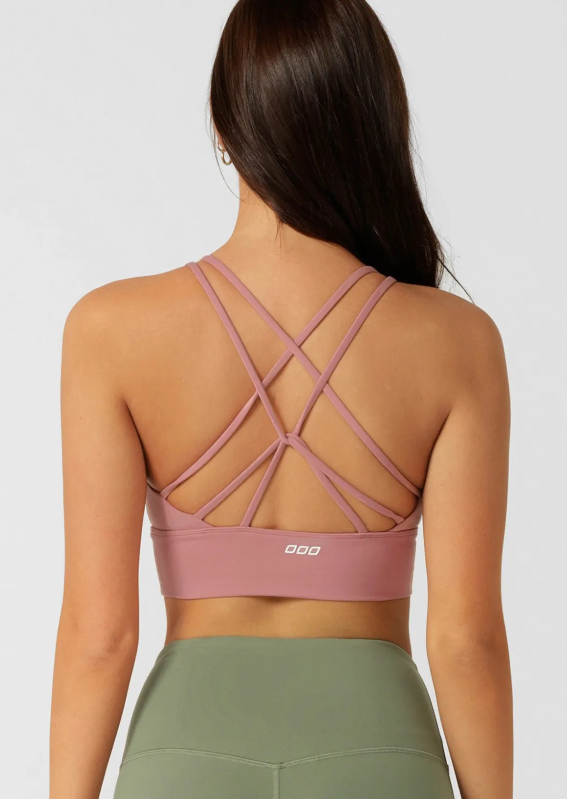 Lorna Jane Lotus Longline Sports Bra WildRose Online