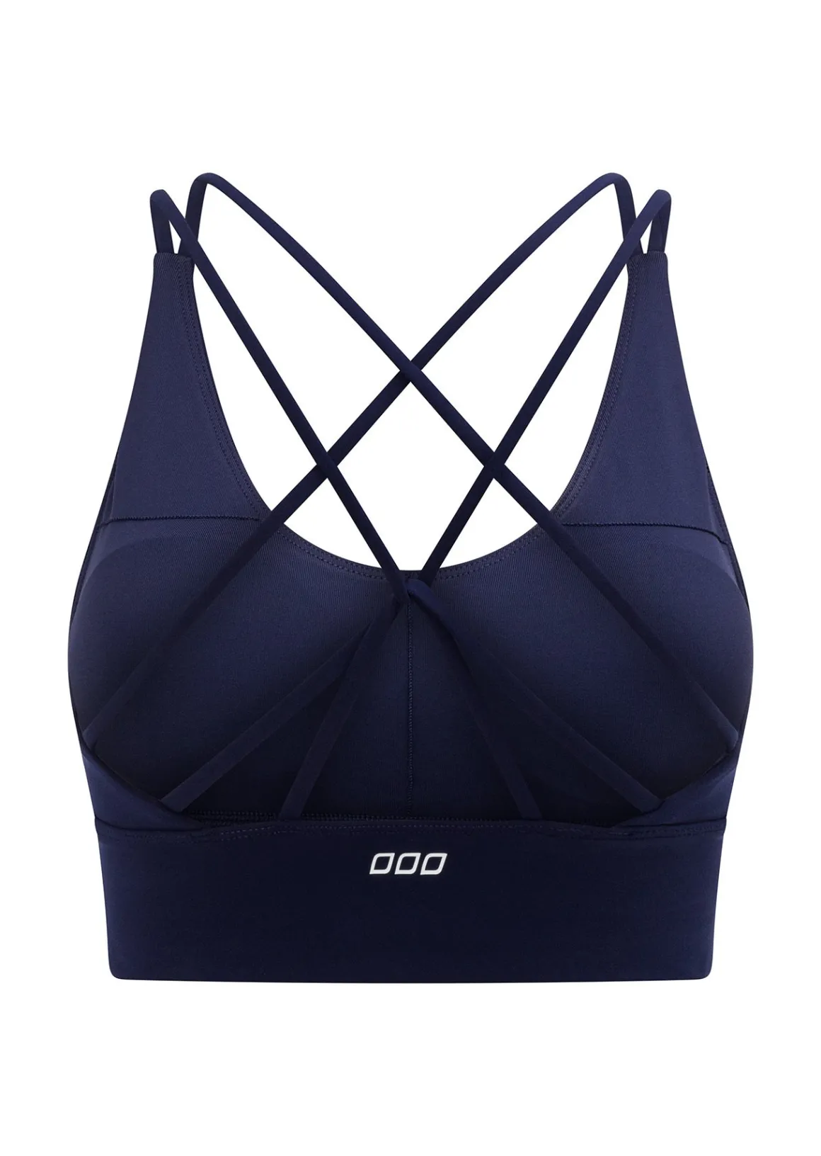 Lorna Jane Lotus Longline Sports Bra FrenchNavy New