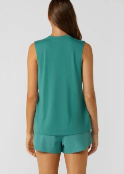 Lorna Jane Lotus Muscle Tank Jewel