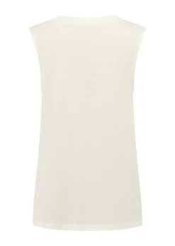 Lorna Jane Lotus Muscle Tank Cream Clearance