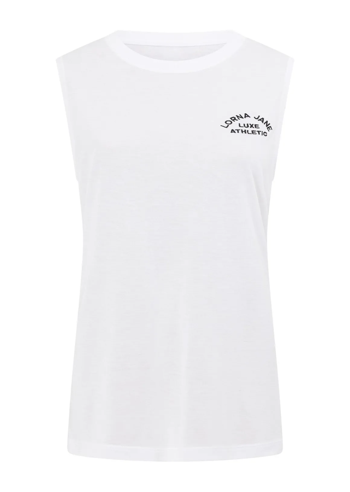 Lorna Jane Lotus Muscle Tank White Sale
