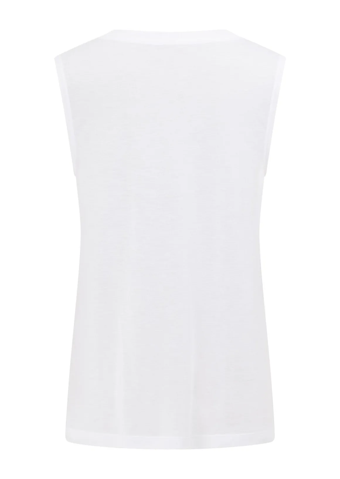 Lorna Jane Lotus Muscle Tank White Sale