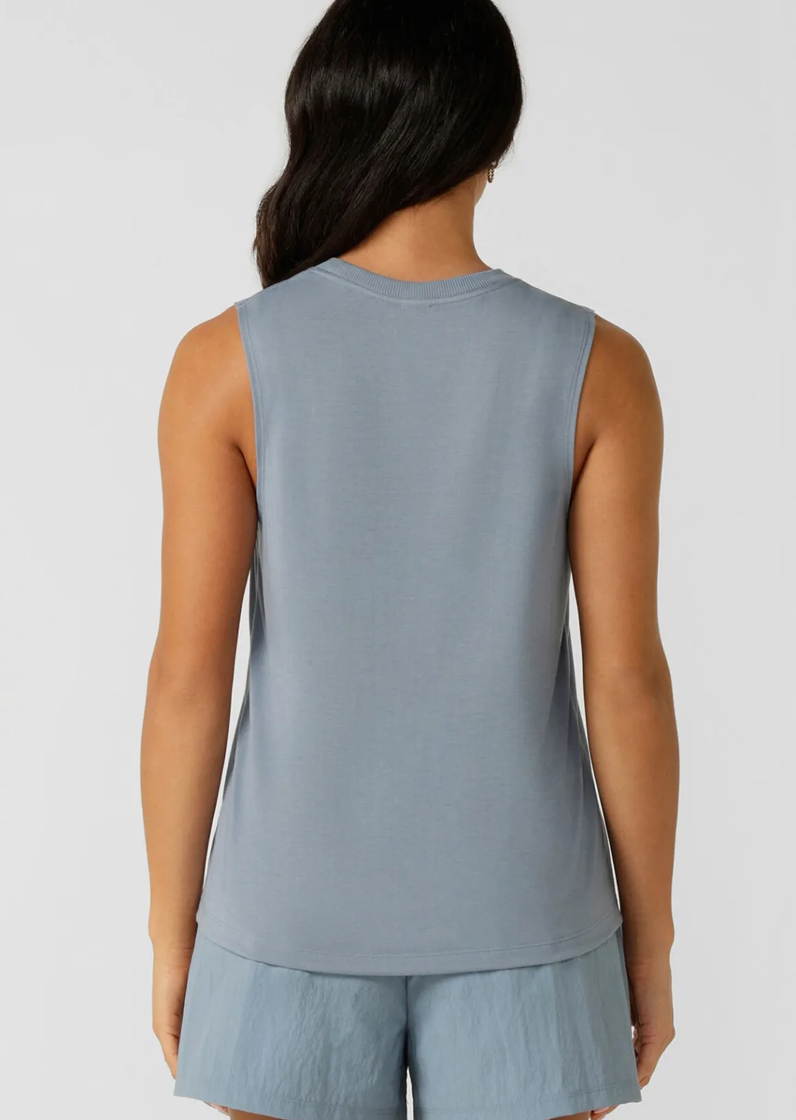 Lorna Jane Lotus Muscle Tank WashedOutBlue