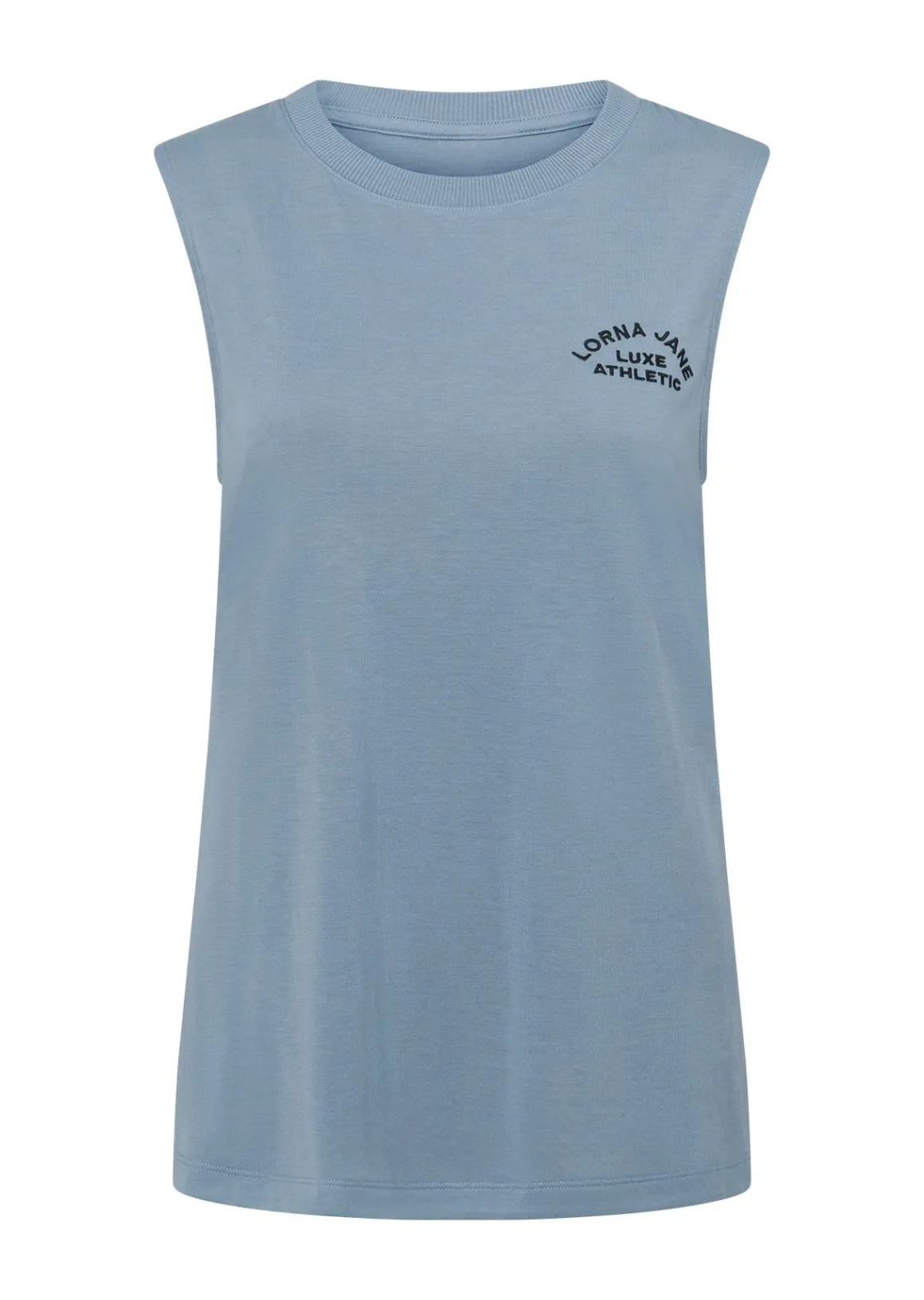 Lorna Jane Lotus Muscle Tank WashedOutBlue