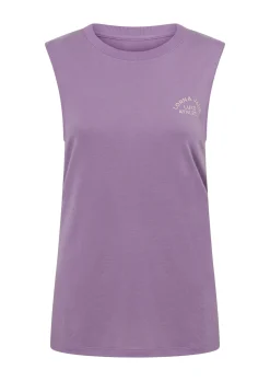 Lorna Jane Lotus Muscle Tank DustedViolet Online