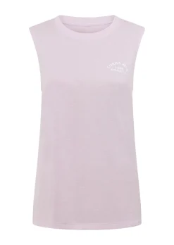 Lorna Jane Lotus Muscle Tank PaleOrchidLilac Discount