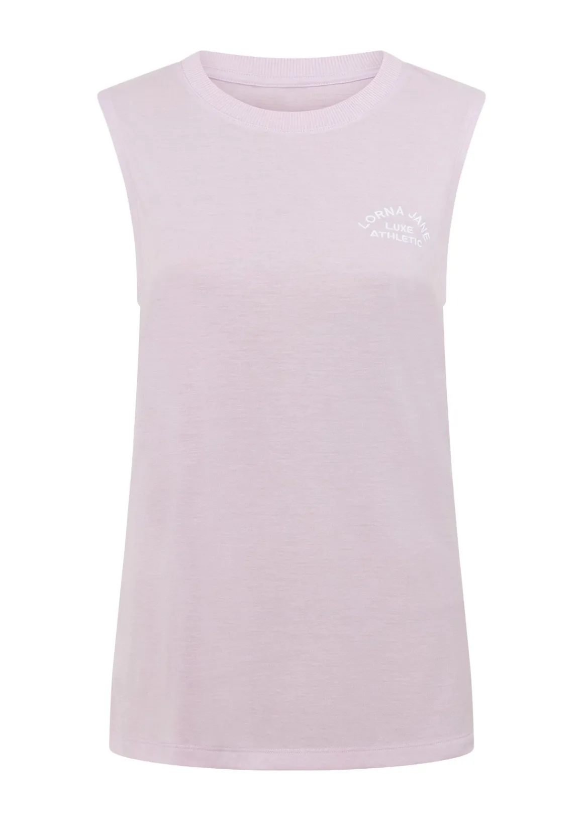 Lorna Jane Lotus Muscle Tank PaleOrchidLilac Discount