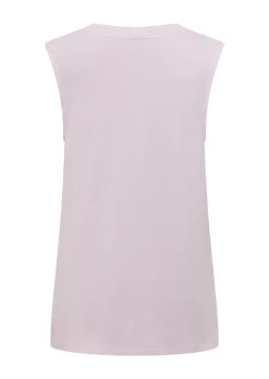 Lorna Jane Lotus Muscle Tank PaleOrchidLilac Discount