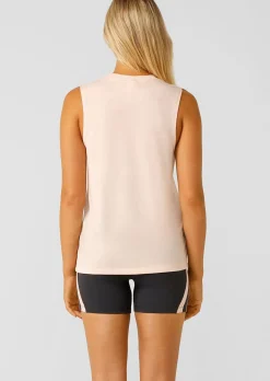 Lorna Jane Lotus Muscle Tank Petal Discount