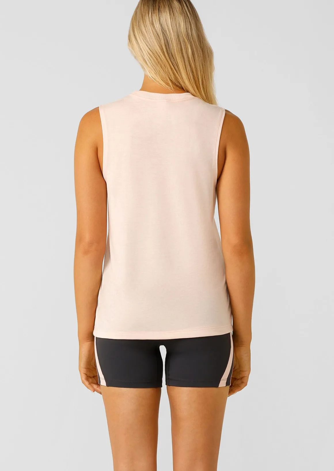 Lorna Jane Lotus Muscle Tank Petal Discount