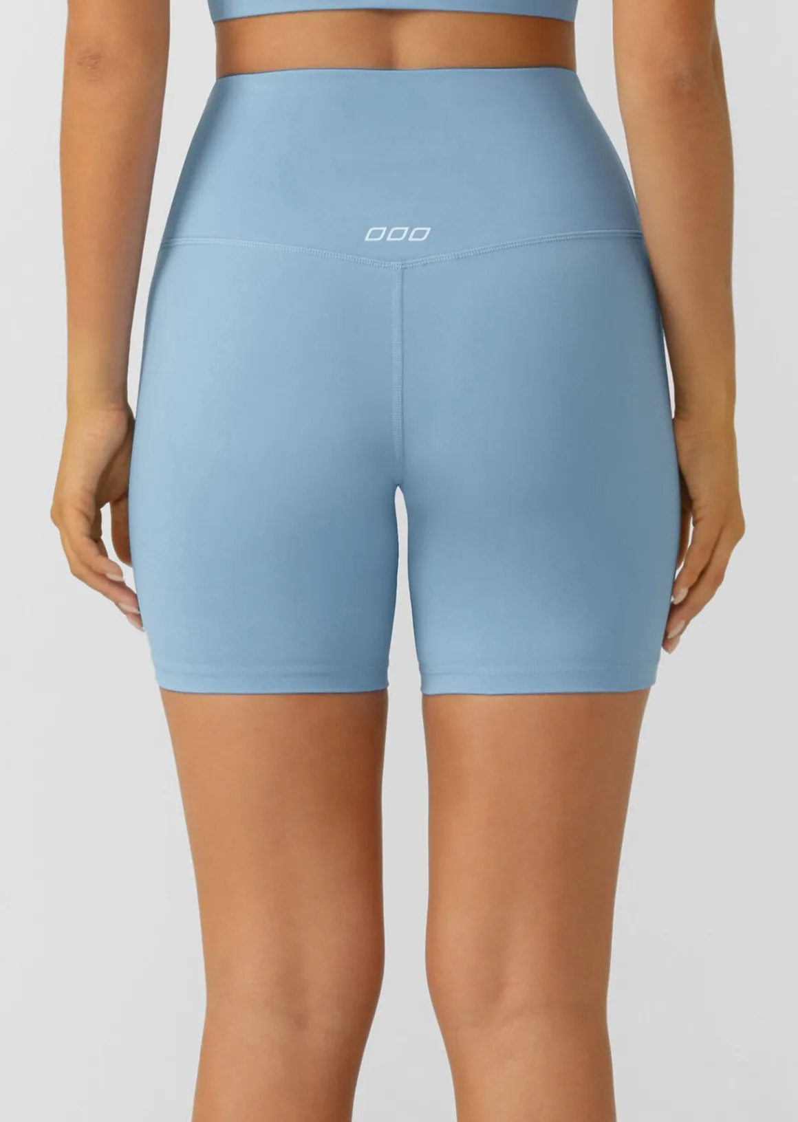 Lorna Jane Lotus No Chafe 16cm Bike Shorts Moontide New