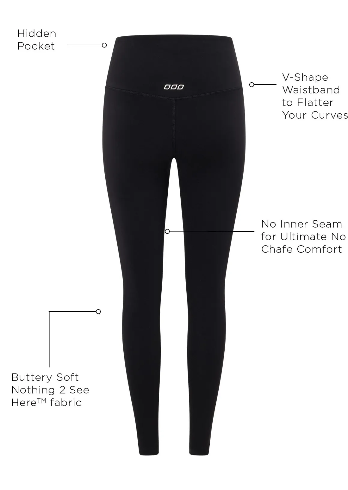 Lorna Jane Lotus No Chafe Full Length Leggings Black Online