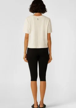 Lorna Jane Lotus No Chafe Phone Pocket 3/4 Leggings RecycledBlack Hot