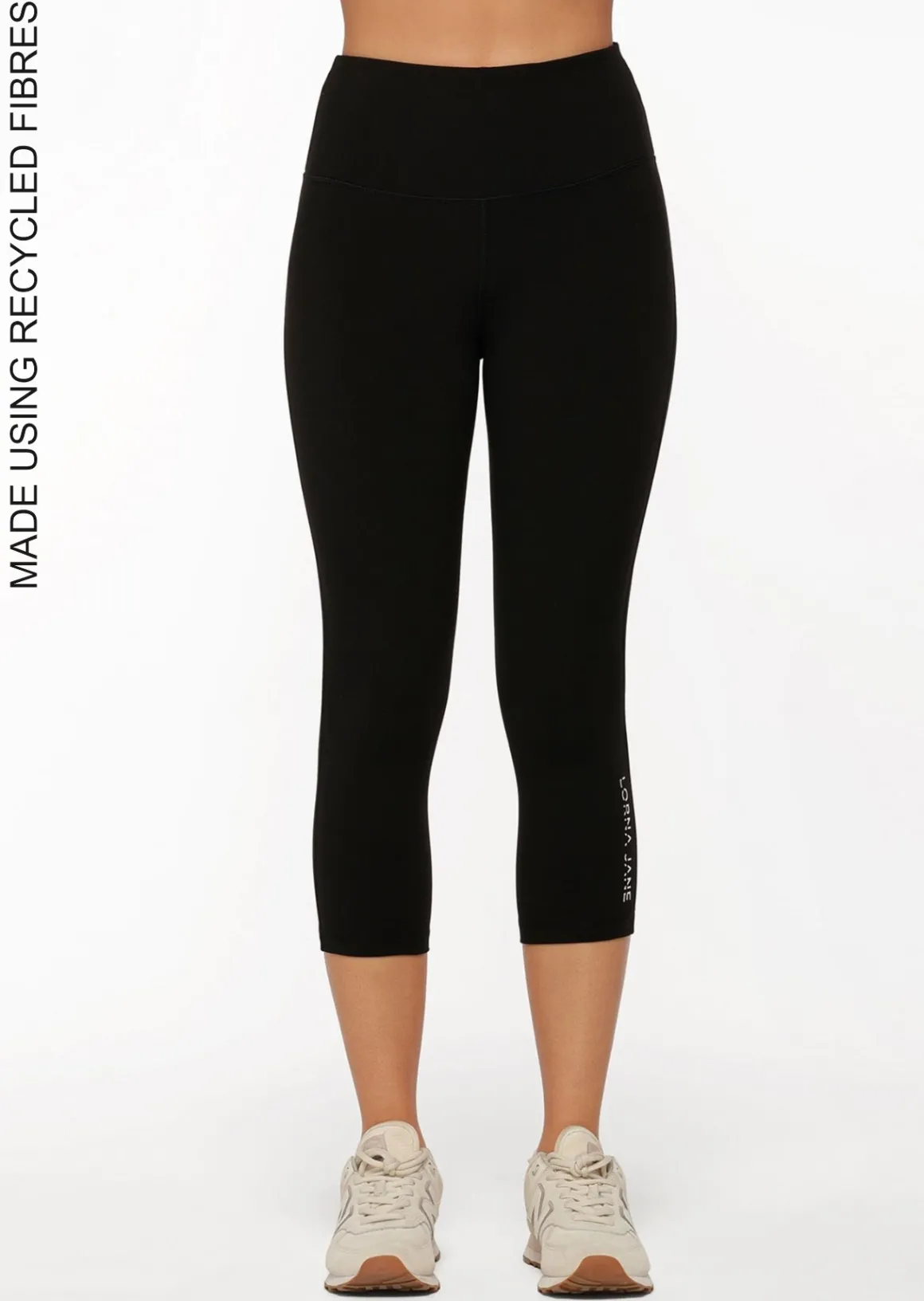 Lorna Jane Lotus No Chafe Phone Pocket 7/8 Leggings RecycledBlack Clearance