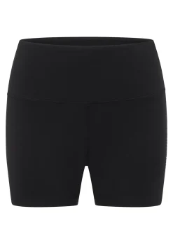 Lorna Jane Lotus No Chafe Phone Pocket 9cm Bike Shorts RecycledBlack Discount