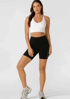 Lorna Jane Lotus No Chafe Phone Pocket 16cm Bike Shorts RecycledBlack Outlet