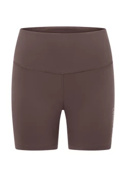Lorna Jane Lotus No Chafe Phone Pocket 16cm Bike Shorts Stone Discount