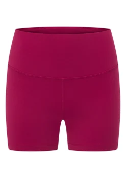 Lorna Jane Lotus No Chafe Phone Pocket 12cm Bike Shorts PersianRose Clearance